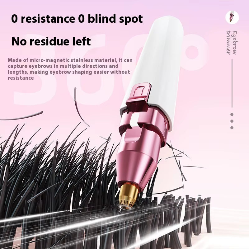 Two-In-One Electric Eyebrow Shaping Device