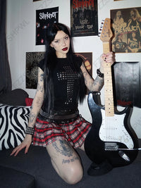 Gothic Punk Rock Short Sleeve T-Shirt