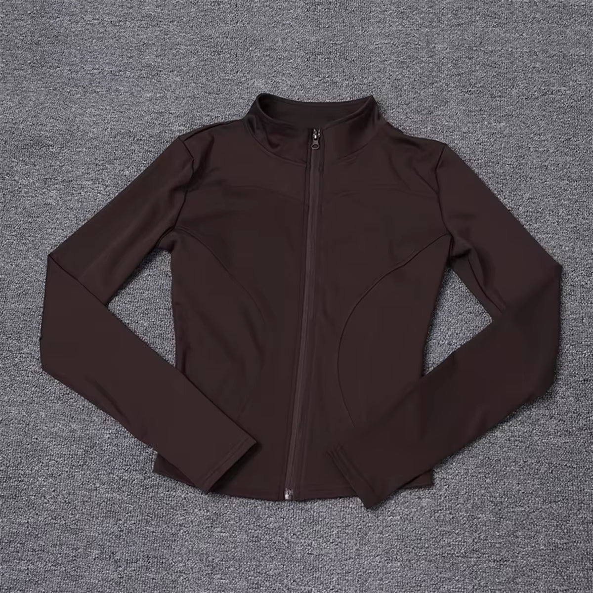 Women Long Sleeve Sport Jacket Spring Summer Gym Workout Coat Yoga Running Sports Cycling Top Casual Zipper Outfit Clothes Chic