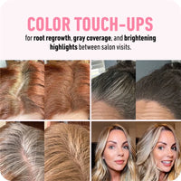 Powder Conceals Hair Loss Root up Powder Hair Toppers for Women & Men Hair Fibers Thinning Hair Root Cover up Stain-Proof