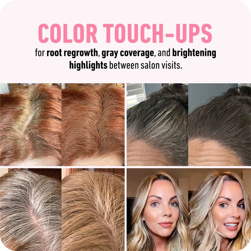 Powder Conceals Hair Loss Root up Powder Hair Toppers for Women & Men Hair Fibers Thinning Hair Root Cover up Stain-Proof