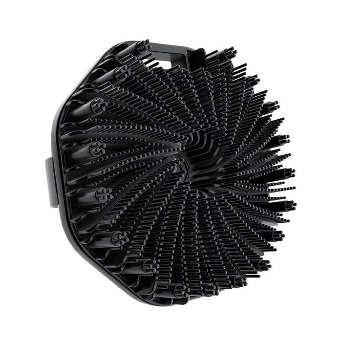 Soft Silicone Body Scrubber Bath Brush with Ergonomic Handle Portable Shower Massage Cleaning Exfoliating Home Tool