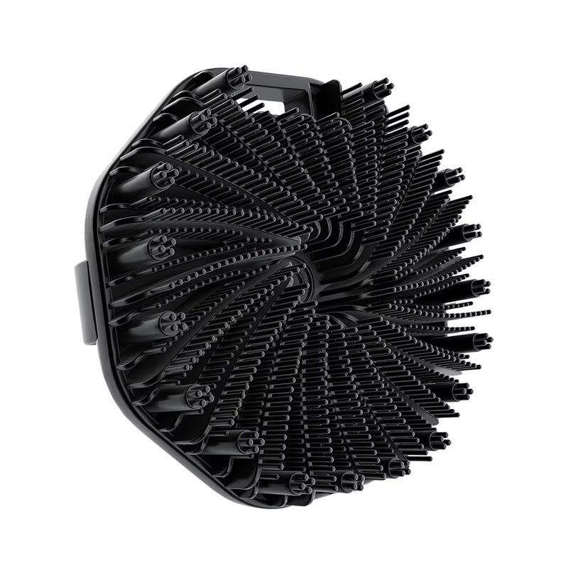 Soft Silicone Body Scrubber Bath Brush with Ergonomic Handle Portable Shower Massage Cleaning Exfoliating Home Tool