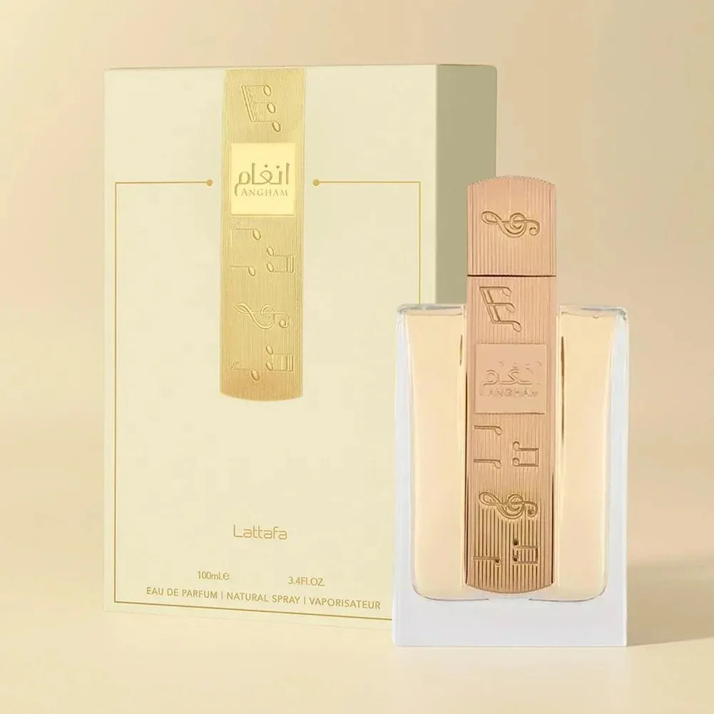 Original Lattafa Perfume for Women Men 100Ml Gourmet Oriental Notes Perfumes Angham Scent Spray High Quality Arabic Fragrance