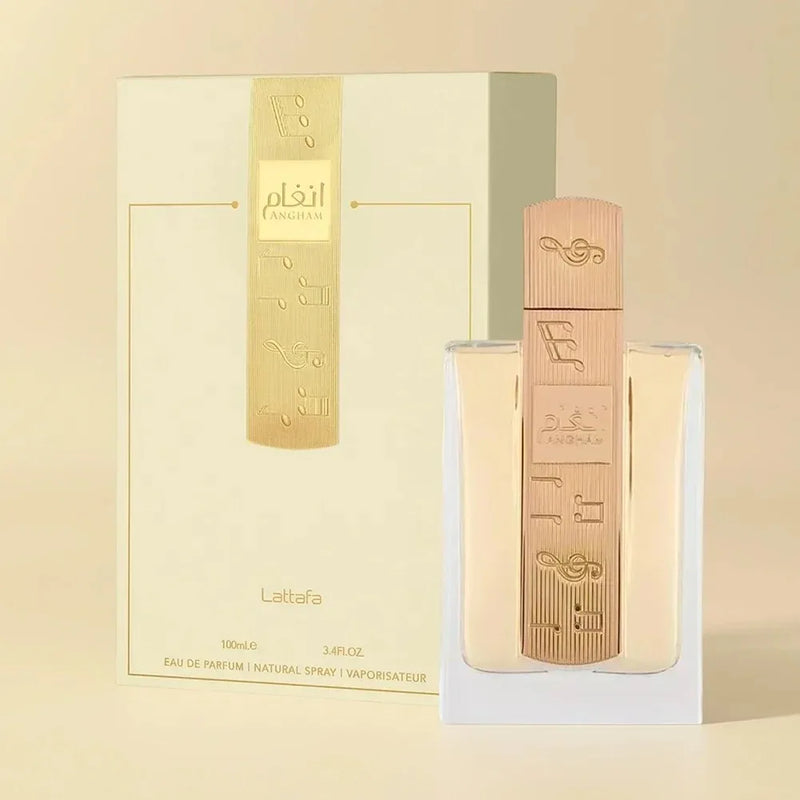 Original Lattafa Perfume for Women Men 100Ml Gourmet Oriental Notes Perfumes Angham Scent Spray High Quality Arabic Fragrance