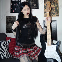 Gothic Punk Rock Short Sleeve T-Shirt