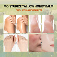 Whipped Beef Tallow and Manuka Honey Balm Organic Face Cream Moisturizer Body Lotion Skin Care and Lip Balm Aging Hydrating