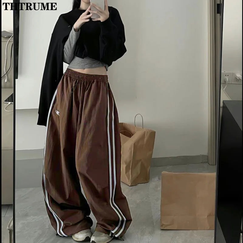 Vintage Wide-Leg Cargo Pants