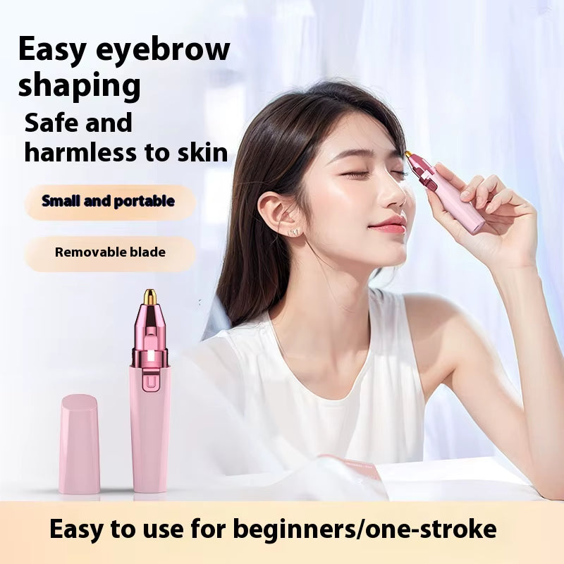 Two-In-One Electric Eyebrow Shaping Device