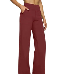 Casual Loose Straight Leg Pants Women'S Summer New Arrival 2024 Pocket Detail Comfortable Fit Long Trousers Fashionable