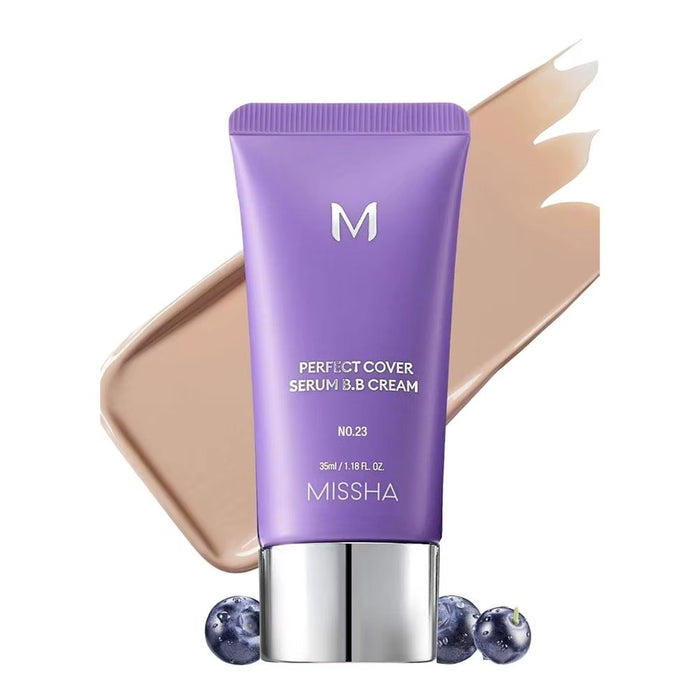 MISSHA Concealing BB Cream Provide Hydration Cover Dullness Fine Line Lightweight Breathable Create Natural Flawless Base Makeup