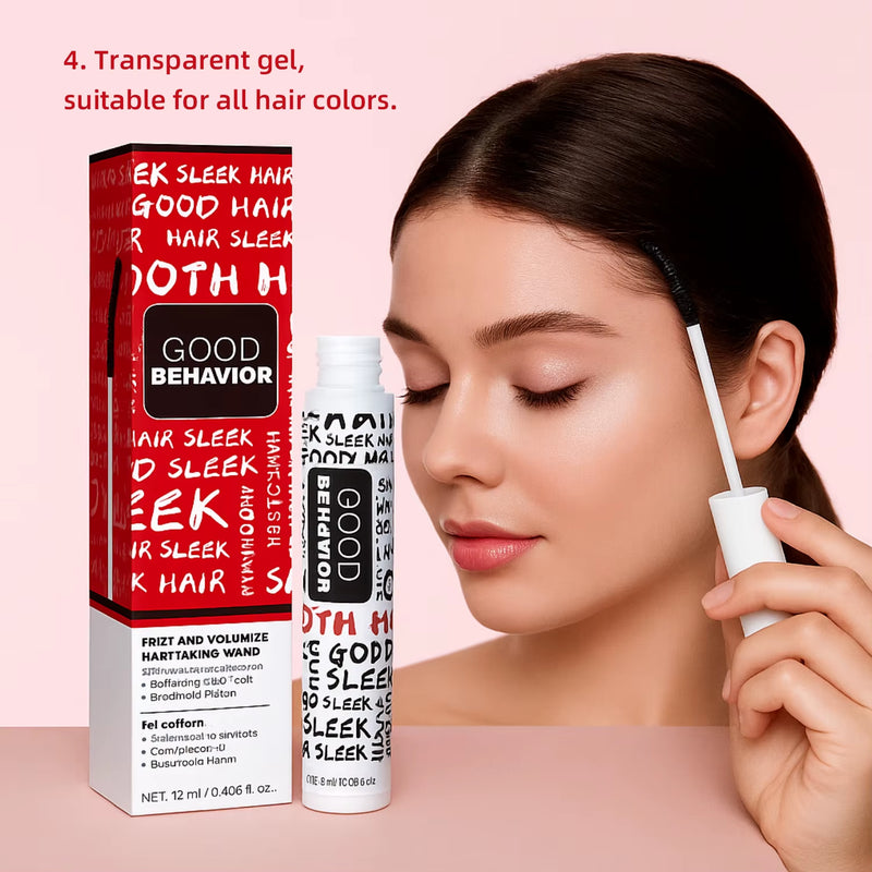 Professional Gel Hair Taming Wand 24-Hour Frizz Control Smoothing Styling Stick for Soft & Brushable Finish Anti-Frizz Hair Care