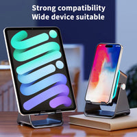 Phone Stand with Speaker Audio Station Foldable with Light 10W Phone Holder Induction Bracket Speaker for Home Office Travel