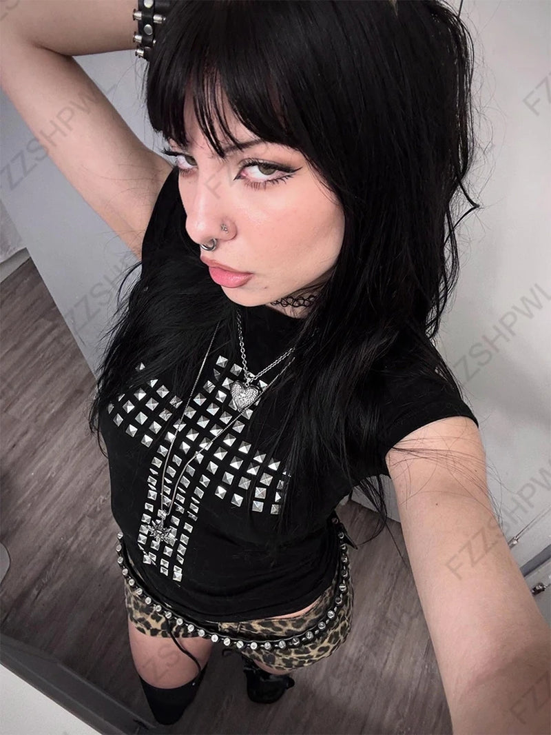 Gothic Punk Rock Short Sleeve T-Shirt