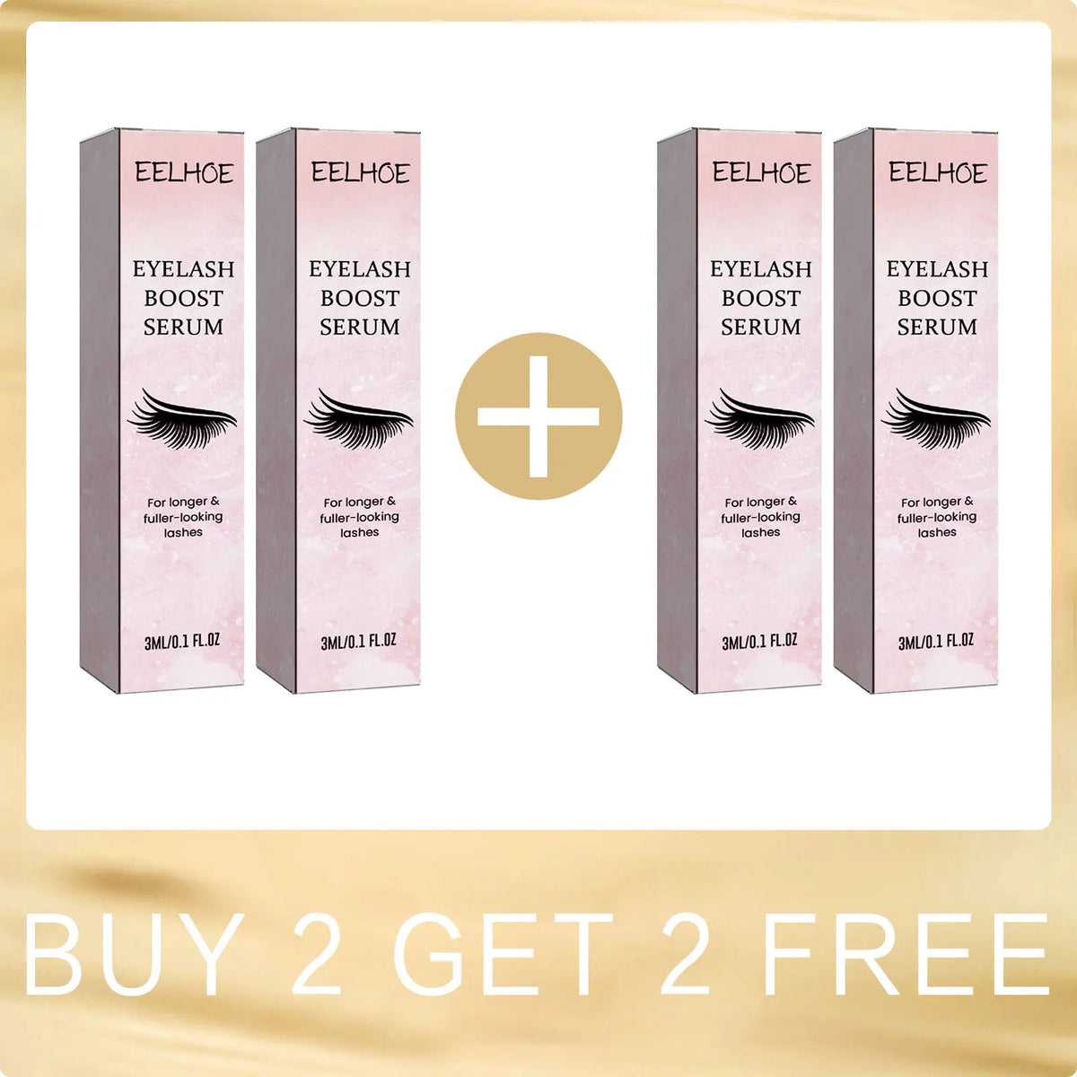Eyelash Enhancer Serum Curls Hair Thickener Strengthen Eyelash Mascara Lengthening 7 Day Eyelash Growth Serum for Eyebrows 3Ml