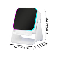 Phone Stand with Speaker Audio Station Foldable with Light 10W Phone Holder Induction Bracket Speaker for Home Office Travel